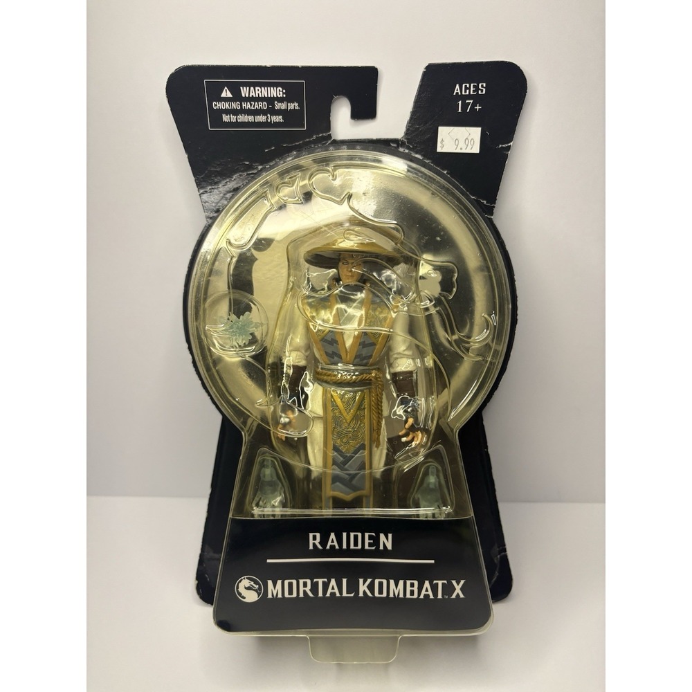 2015 Mezco Toyz: Mortal Kombat X Raiden 6" Action Figure, PX Exclusive - *READ*